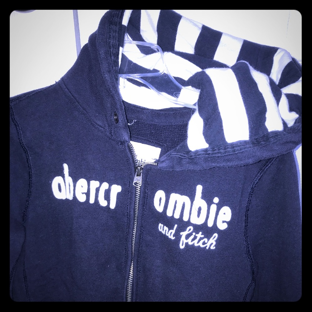 Abercrombie and Fitch zip up sweatshirt size S